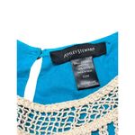 Ashley Stewart Teal Sleeveless Dress Crochet Detail Top Fully Lined Size 22/24 Photo 3