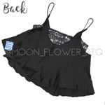 Free People  Turn It On Cami Top Black Photo 8