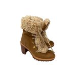 JLO Jennifer Lopez Brown Shearling Photo 12