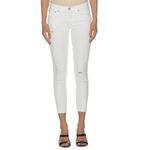 Moussy Vintage Jeans Velma White Destroyed Sz 27 High Photo 2