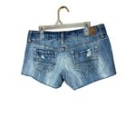 American Eagle American‎ Eagle Y2K Distressed Low Rise Shorty Shorts Size 2 Photo 3