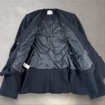 Cinq à Sept Cinq a Sept Lanier Ruffle Blazer Size 0 Black Formal Luxury Jacket Career Office Photo 4