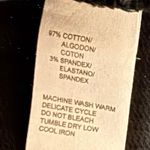 Kenzie 4 Black Buttoned Denim Skirt Midi Contrast Stitch Pockets Y2K Streetwear Photo 6