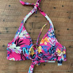 Swimsuits for All pink tropical coconutgirl NWT 8 bikini top Photo 0