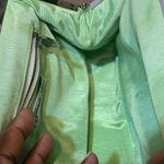 Glenda Gies Handbag lemon lime pink floral snap clutch purse Photo 58