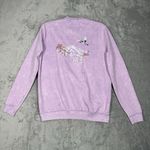 Blind Rooster Sweatshirt Women Large Purple Pink Tie Dye Japan Casual Athleisure Photo 2