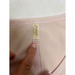 Free People light pink Newbie ski lodge Newbie crochet cuffs thermal Shirt Sz S Photo 5