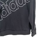 Adidas  Originals Crewneck Sweatshirt Black White Logo Women’s Size Small Photo 3