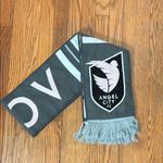 Ruffneck Angel City FC ACFC Stripe‎ Wordmark Woven Scarf Pink Grey Gray Photo 2