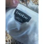 Bebe  Silver & Gold Sequin Wrap Dress Size S Photo 10