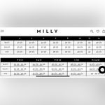 Milly  Black Lace Sheer Drawstring Pull On Pants Shorts Lining Size P (XS) Photo 9