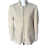 T Tahari  Tan Women’s Blazer Zip Front Sz 6 Photo 1