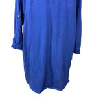 Boden Jena Jersey Shirt Dress in Solid Blue Size 16R‎ Photo 5