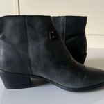 Joie  Black Buckle  Leather Ankle Booties Boots  Size 37.5 Photo 9