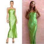Bec & Bridge  Moon Dance Green Strapless‎ Maxi Dress Photo 5