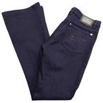 Marc Aurel Denim Women’s 4 36 Dark Purple Rhinestone Back Pockets Bootcut Jeans Photo 0