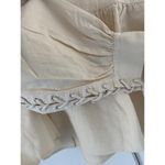 RE/DONE $395 NWT  PIRATE LACE-UP IVORY TOP SZ SMALL Photo 6