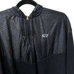 Nike Black Icon Clash Oversized Hooded Quarterzip Size Large Pullover. Photo 2