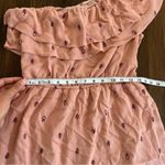 Mossimo Supply Co 🦋. Pink One Shoulder Ruffle Mini Dress Size Medium Photo 3