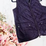 Ralph Lauren Lauren  Quilted Vest Purple Sz S EUC Photo 1