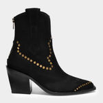 Zadig & Voltaire  boots Cara Suede black studded Cowboy Boot FR38/US7 Photo 0