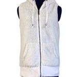Roxy NWT  Cream Shearling Vest Size Large Photo 2