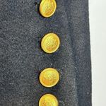 Rebecca Minkoff  Double Breasted Epaulet Women’s Black Pea Coat Size Medium NWT Photo 4