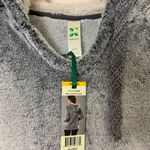 Green Tea Plush Hoodie Blue Cream Size Medium Photo 1