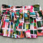 40 LIME Pleated Tennis Skort Medium multicolor with ball pockets  14” length Photo 0