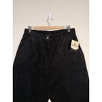 Woolrich Country Corduroy Pants Women's Size 14 Black High Rise Preppy NWT Photo 2