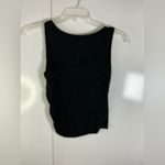Armani Collezioni  Black Sleeveless Wrap Blouse Photo 3