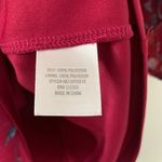 Mi Ami Francesca’s Women’s Dark Red Floral Print Long Sleeve Dress in Size S Photo 5