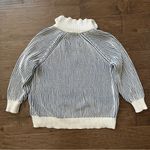 Aerie Sugar Rush Chenille V-Neck Collared Sweater Photo 8