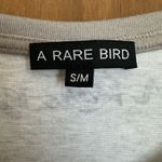 A Rare Bird Maxi Dress Sm/Med Oversized Lagen Feather Headdress Tshirt Dress Gray Photo 1