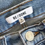 RE/DONE 70s Stove Pipe High Rise Straight Crop Jeans in Light Stone Size 26 Photo 12