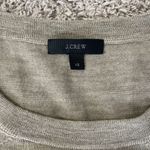 J.Crew  Sweater Womens Size XS Tan Lace Floral Merino Wool Sweatshirt Photo 1
