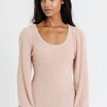 Rachel Parcell Fuzzy Eyelash Sweater Rose Pink size XXL Photo 0