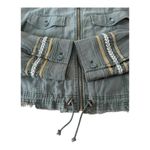 Free People  Extreme Cropped Military Jacket in moss green size medium Photo 9