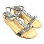 Ralph Lauren Lauren Corala Espadrille Rhinestone Wedge Sandals Size 7 Photo 0