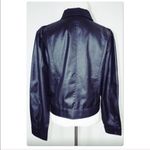 XOXO shimmery satiny lightweight moto shirt jacket shaket size L Photo 2