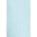 Vince 💕💕 Ribbed Mock Neck Wool Cashmere Blend Sweater ~ Heather Aria Blue M NWT Photo 7