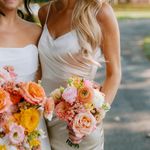 Birdy Grey  Bridesmaid Dress Neutral Satin Champagne Photo 4