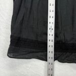 Denim & Supply Ralph Lauren Lace Top Blouse 3/4 Sleeve Black Bohemian L Photo 2