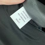 White House | Black Market NWT WHBM Jumpsuit Shirred Shoulder Black Matte Jersey LP Women's Large Petite Photo 14