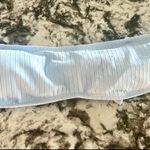 Hollister Co. Light Blue Ribbed Bandeau Swim Top Large Photo 2