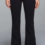 Lululemon Women’s Sz 12 Groove Pant in Black/Bloom Juice Photo 0