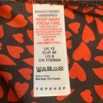 Topshop Red Corset Heart Mini Dress Size 8 Photo 12