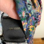 Nicole Miller Artelier Crew Neck Abstract Navy Print Long Sleeve Mini Dress S Photo 7