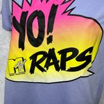 MTV Brand MTV Yo! Raps Purple Short Sleeve Shirt Small Photo 1
