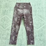 90 Degree by Reflex Ankle Cut Tie Dye Mauve High Waisted Athletic Legging Size S Purple Photo 13